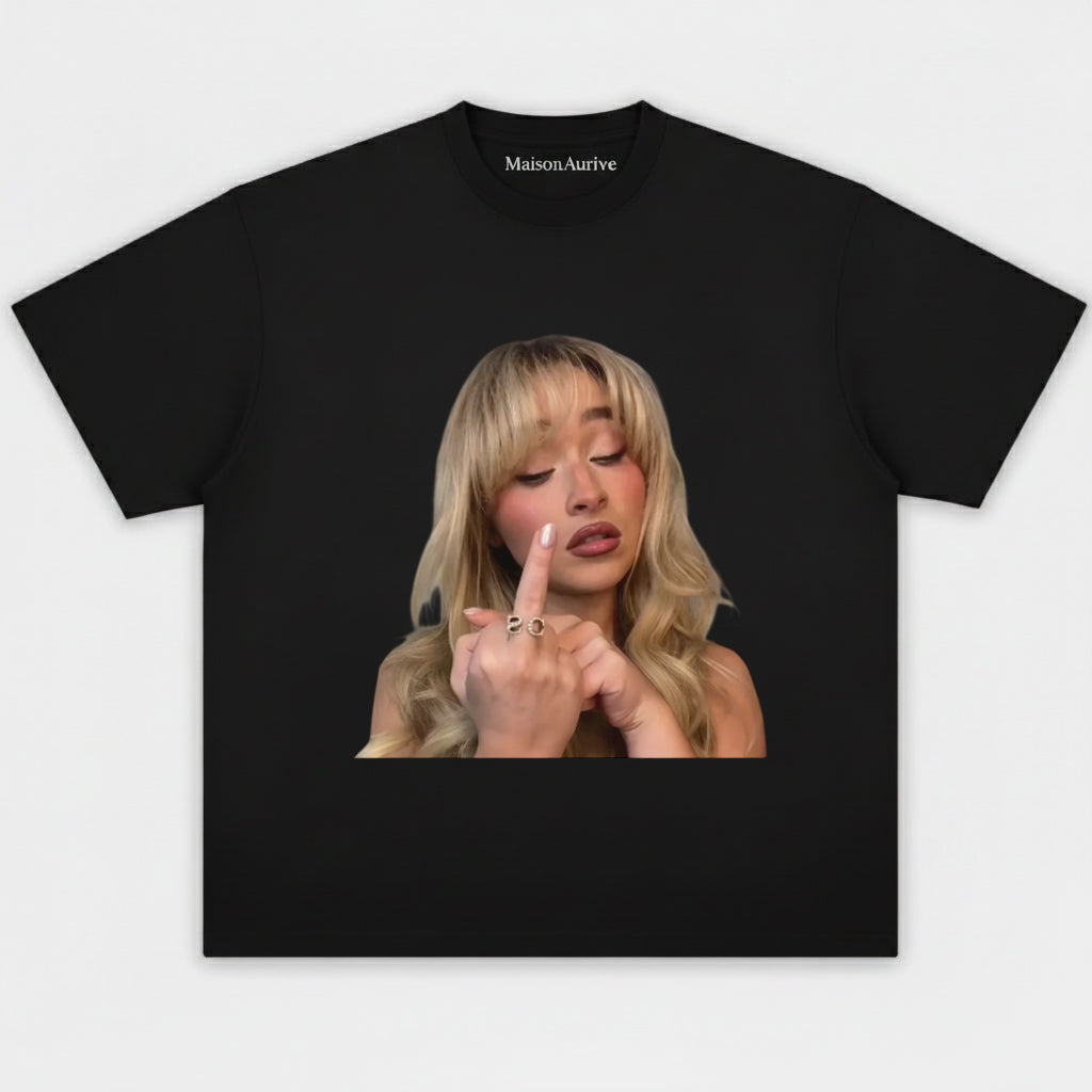 MaisonAurive ウォッシュド ヒップホップ T シャツ – ウォーターウォッシュド グレー - POP ICON V2 TEE