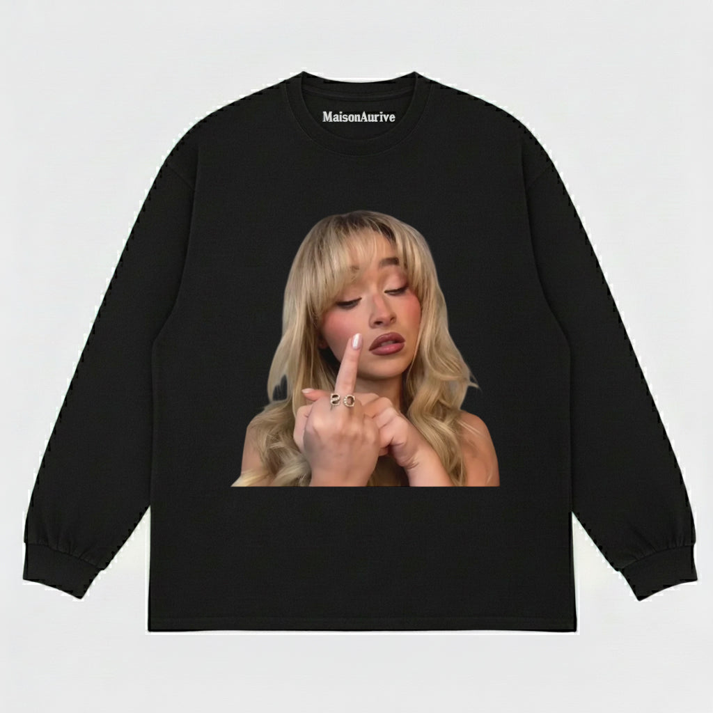 MaisonAurive ウォッシュド ヒップホップ T シャツ – ウォーターウォッシュド グレー - POP ICON V2 TEE