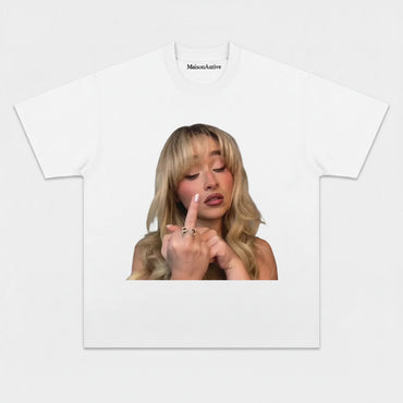 MaisonAurive ウォッシュド ヒップホップ T シャツ – ウォーターウォッシュド グレー - POP ICON V2 TEE