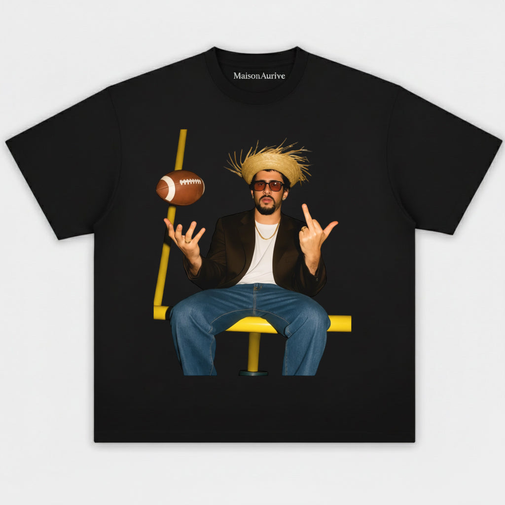 MaisonAurive ブラック ヒップホップ T シャツ – エミネム プリント