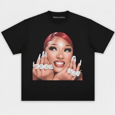 חולצת היפ-הופ מכובסת של MaisonAurive - בגדי רחוב "YEAR ICY" פורטרט