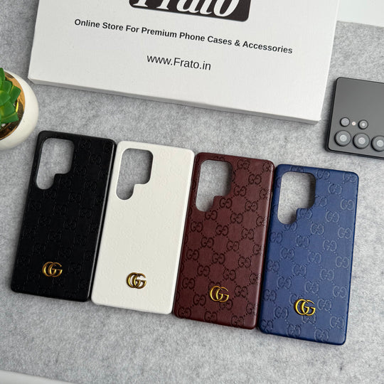 Luksus Premium Fashion Brand Læder Taske til Samsung Galaxy
