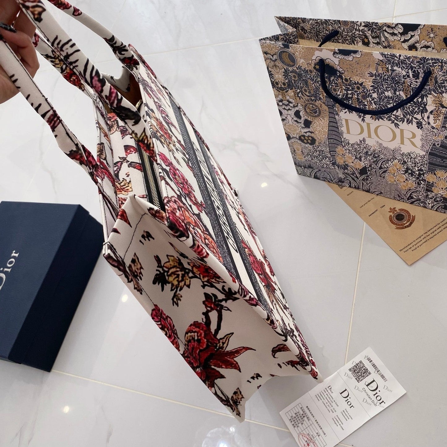 Sac fourre-tout de très grande capacité de mode de luxe