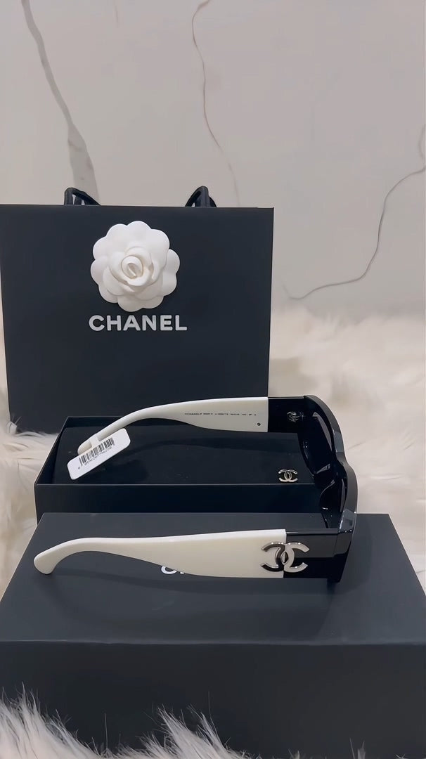 Occhiali da sole rettangolari in acetato alla moda