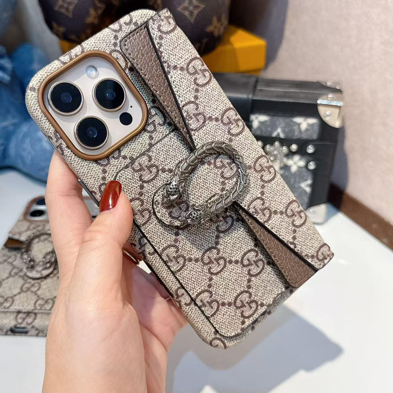 Premium Classic Canvas Card Holder iPhone-etui