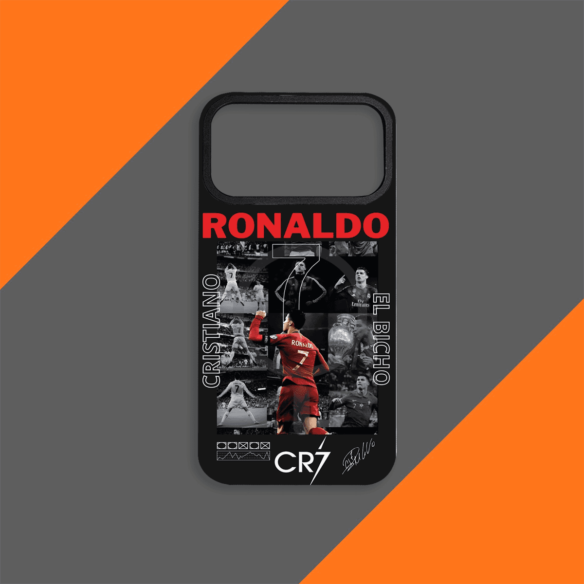 Football Legends Magnetic Phone Case – Stødsikker blød TPU med udskiftelig bagside