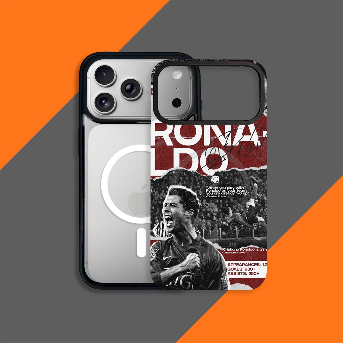 Football Legends Magnetic Phone Case – Stødsikker blød TPU med udskiftelig bagside