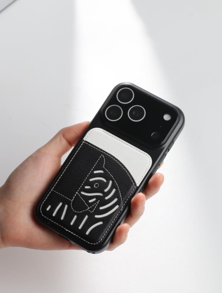 2026 New Premium Leather Card Slot iPhone Case – Limited Edition Year of the Horse