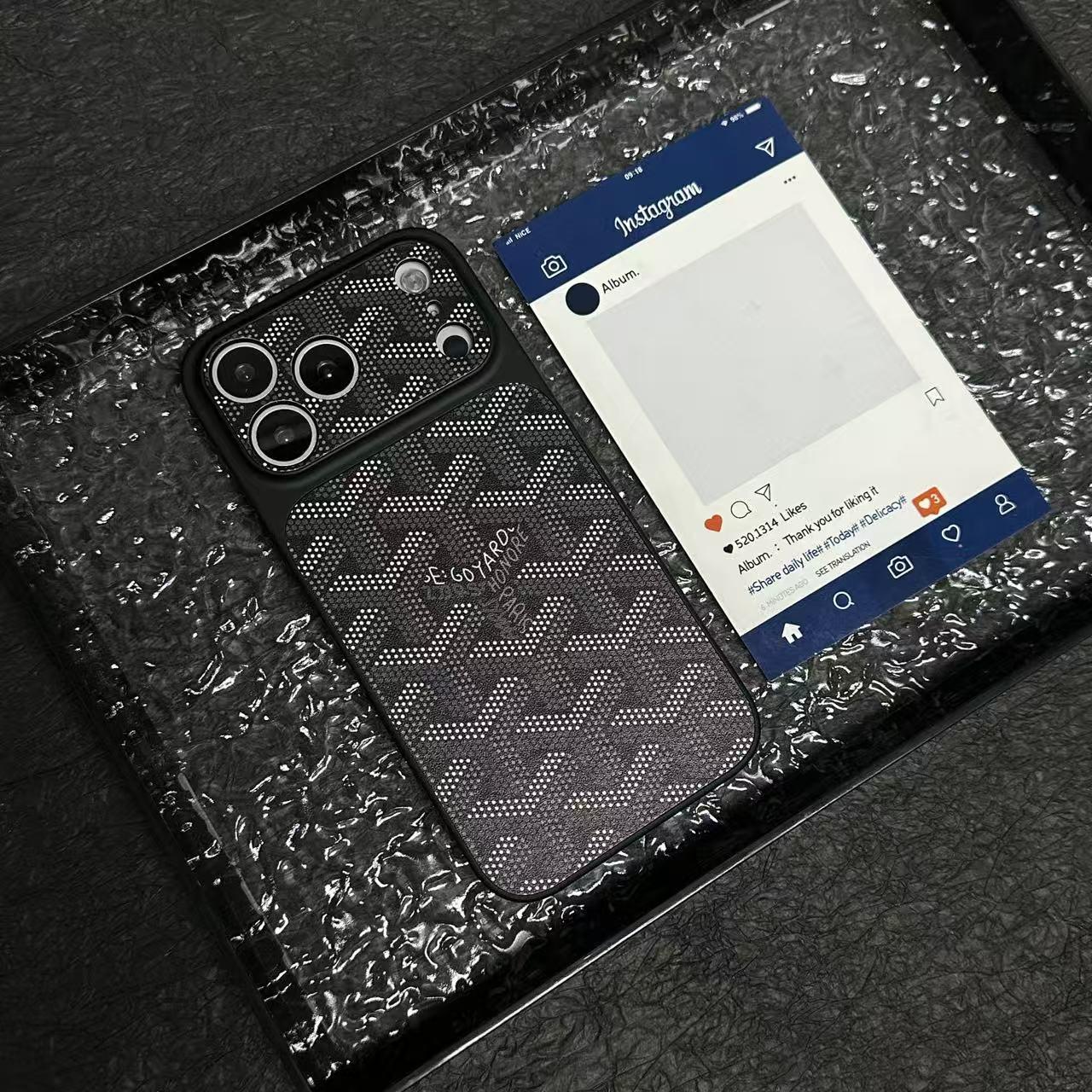 G-Y Stilfuldt præget tekstur etui til iPhone