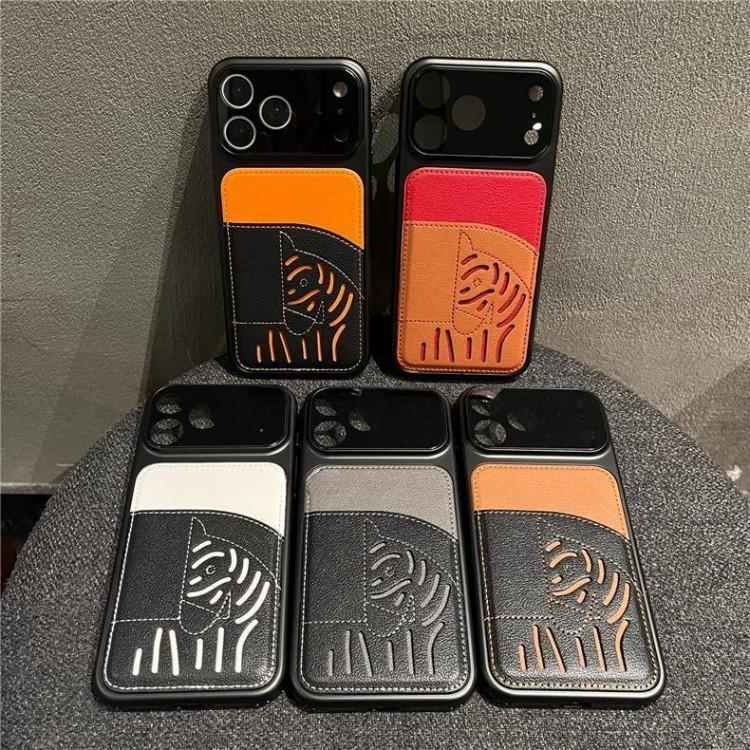 2026 New Premium Leather Card Slot iPhone Case – Limited Edition Year of the Horse