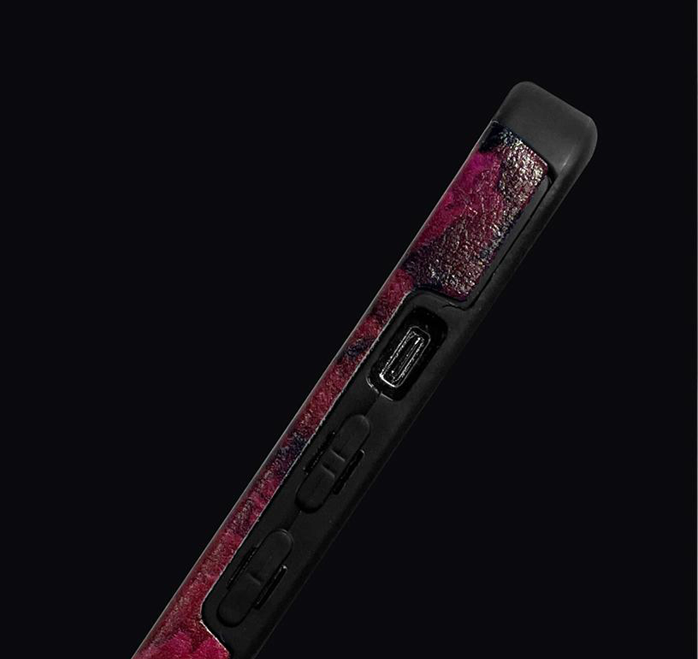 Luksus Velvet Rose Cover til iPhone – Fuld linsebeskyttelse