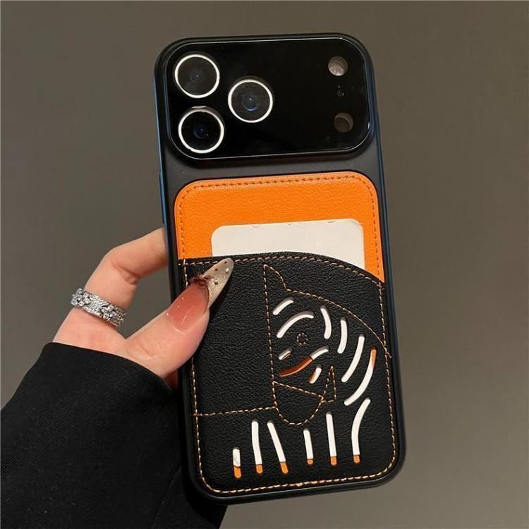 2026 New Premium Leather Card Slot iPhone Case – Limited Edition Year of the Horse