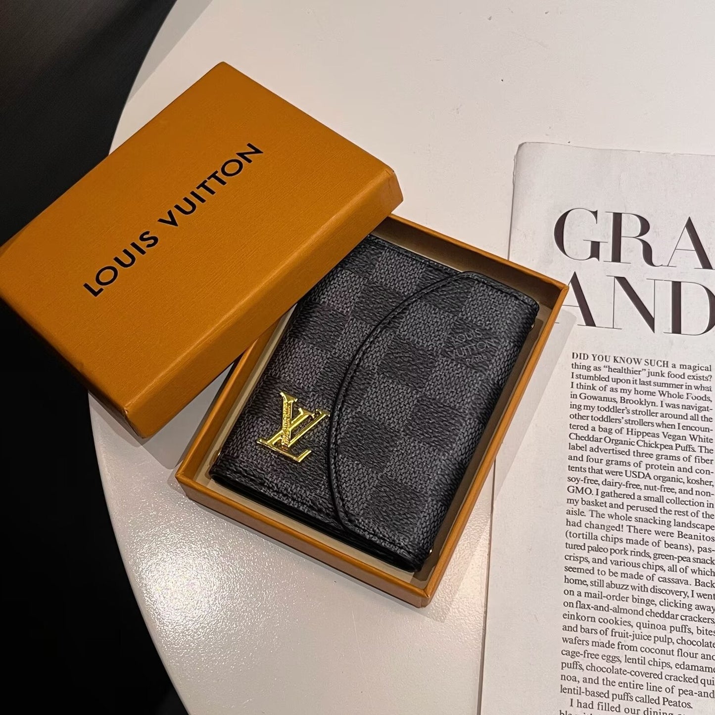Luksus Lou & Luksus-inspireret Monogram Compact Wallet Collection