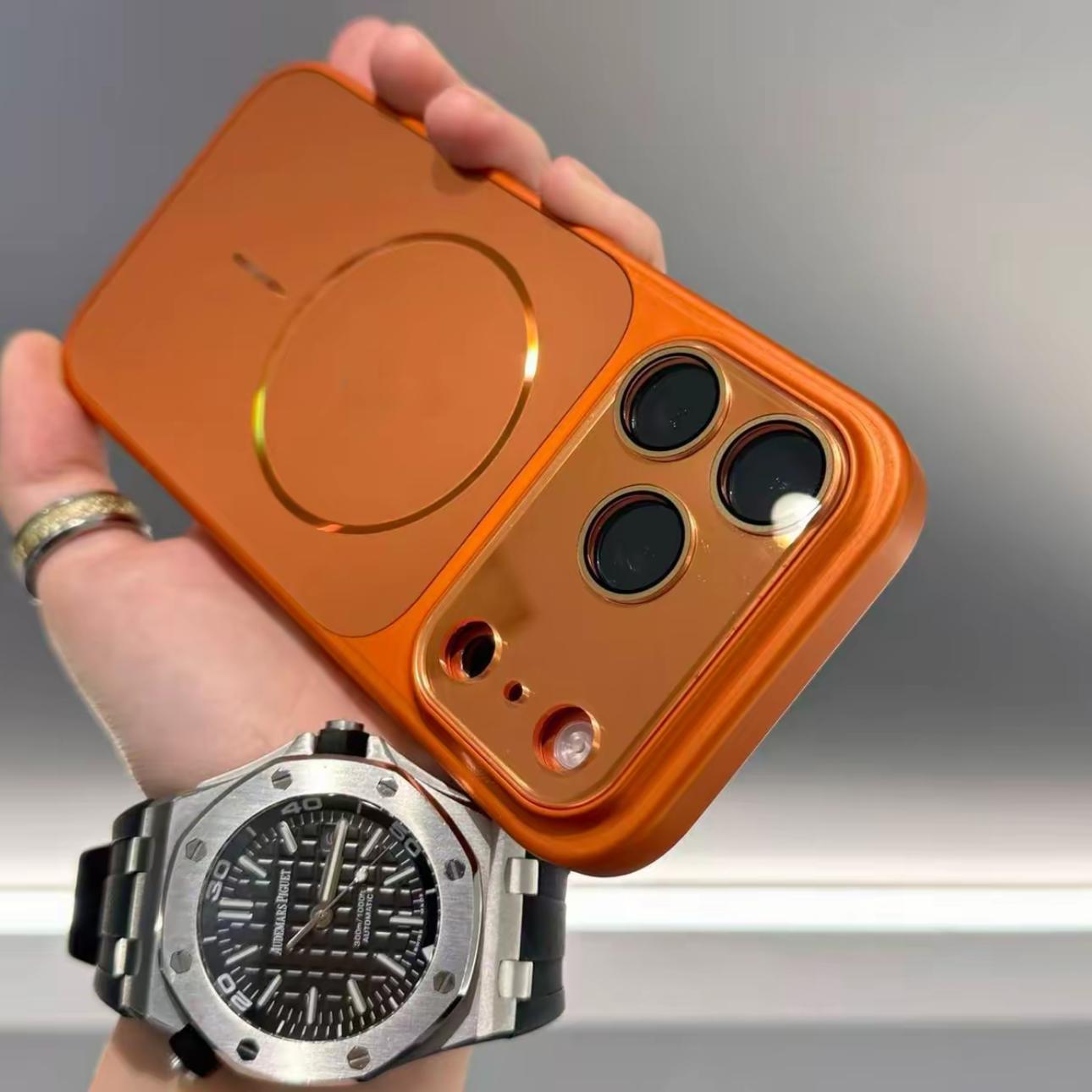 MagSafe Compatible iPhone Case — Metallic Full Protection