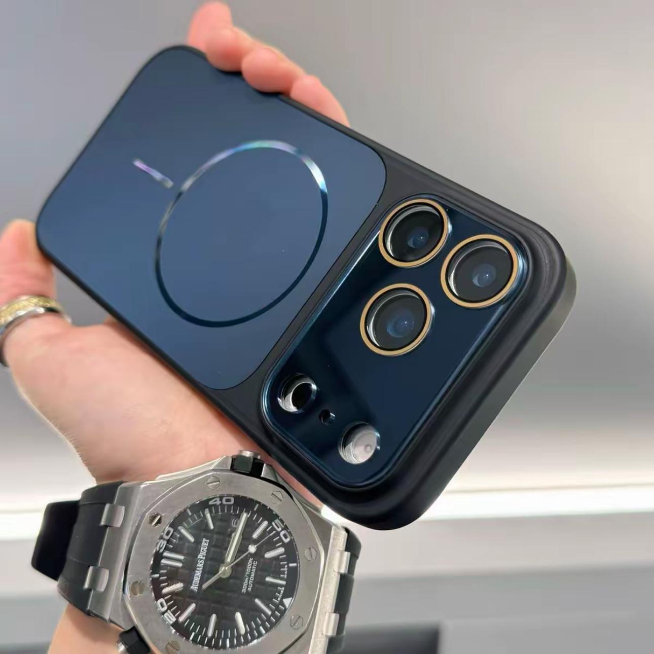 MagSafe Compatible iPhone Case — Metallic Full Protection