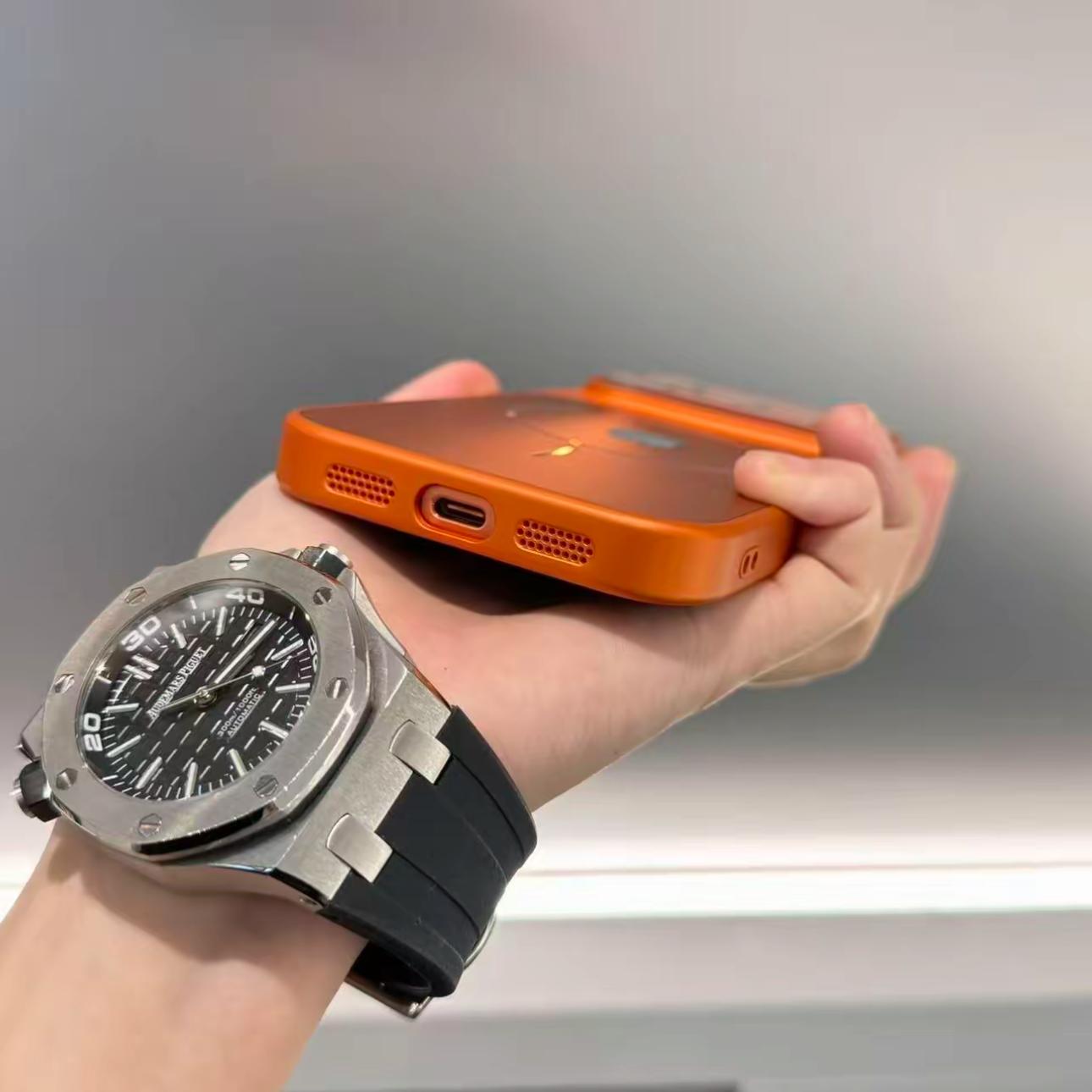 MagSafe Compatible iPhone Case — Metallic Full Protection