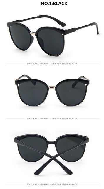 Cat Eye Brand Designer Solbriller Dame Luksus Plast Solbriller Klassiske Retro Outdoor Eyewear Oculos De Sol Gafas