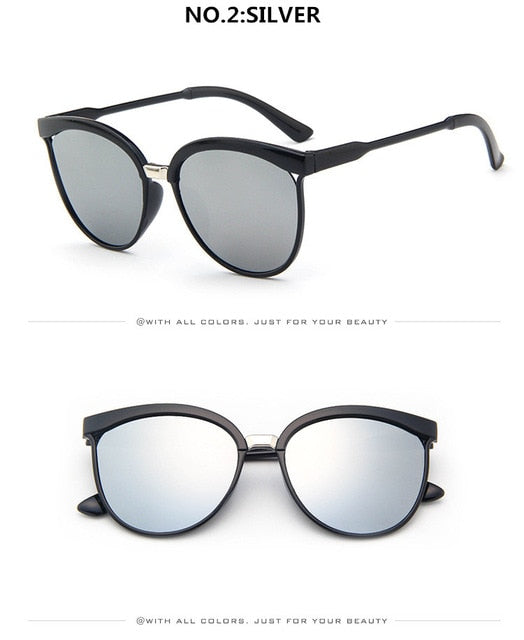 Cat Eye Brand Designer Solbriller Dame Luksus Plast Solbriller Klassiske Retro Outdoor Eyewear Oculos De Sol Gafas