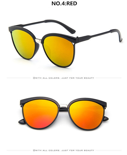 Cat Eye Brand Designer Solbriller Dame Luksus Plast Solbriller Klassiske Retro Outdoor Eyewear Oculos De Sol Gafas