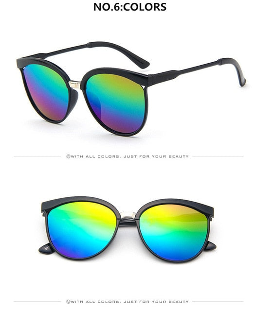Cat Eye Brand Designer Solbriller Dame Luksus Plast Solbriller Klassiske Retro Outdoor Eyewear Oculos De Sol Gafas
