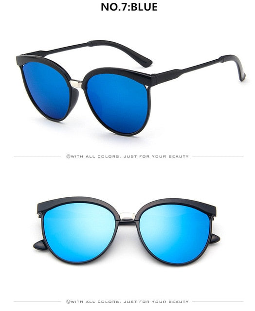 Cat Eye Brand Designer Solbriller Dame Luksus Plast Solbriller Klassiske Retro Outdoor Eyewear Oculos De Sol Gafas