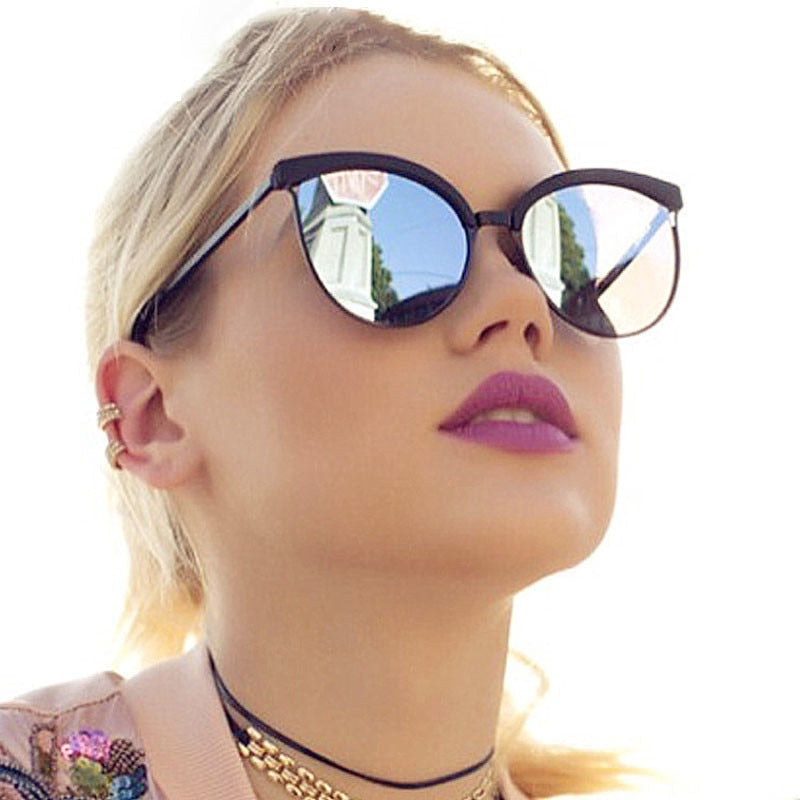 Cat Eye Brand Designer Solbriller Dame Luksus Plast Solbriller Klassiske Retro Outdoor Eyewear Oculos De Sol Gafas