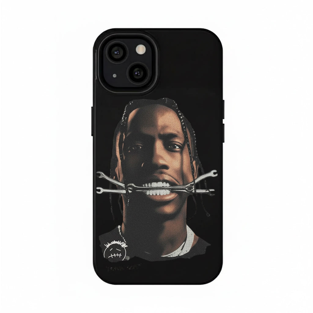 3D Lenticular Phone Case (Magsafe Supported) — Dynamic Eminem & Travis Scott Double Design (Changes With Angle)