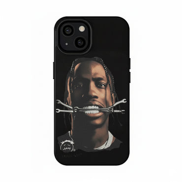 3D Lenticular Phone Case (Magsafe Supported) — Dynamic Eminem & Travis Scott Double Design (Changes With Angle)