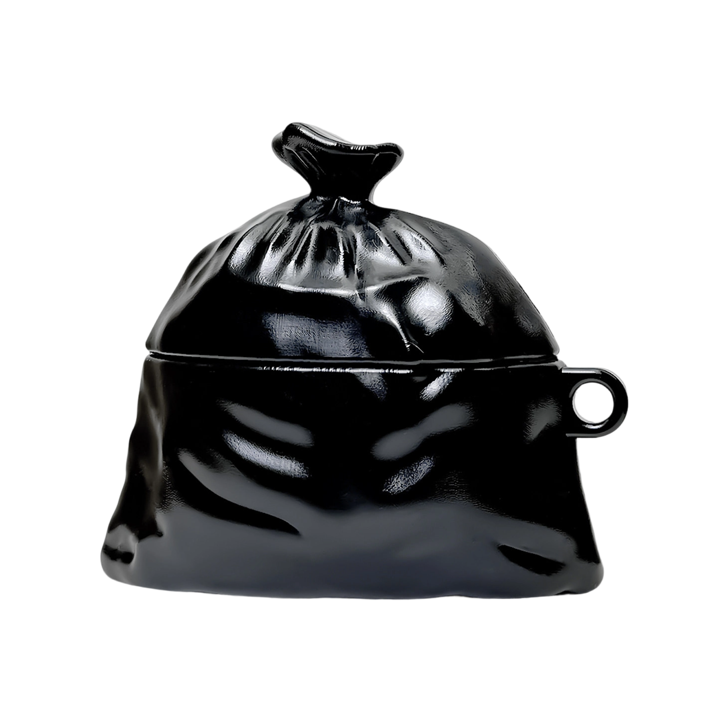 The Ultimate Trash Bag Shape Glossy AirPods Case